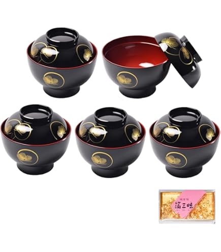 Amazon.co.jp: たち吉 赤絵金彩丸紋 蓋付きどんぶり 雑煮椀 : ホーム